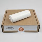 DEISS Vuilniszakken.nl Gerecycled Plastic, Maiszetmeel, Papier, Polymeer 1 l Wit