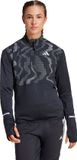 adidas Performance Ultimate Hi Vis Reflective Shirt met Halflange Rits - Dames - Zwart