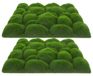 Omgoods - Set de 2 décorations en fausse mousse - 30 x 30 cm pour mini-jardins
