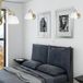 Applique murale, lampe carrée, abat-jour blanc, modèle MARABEL 13-383