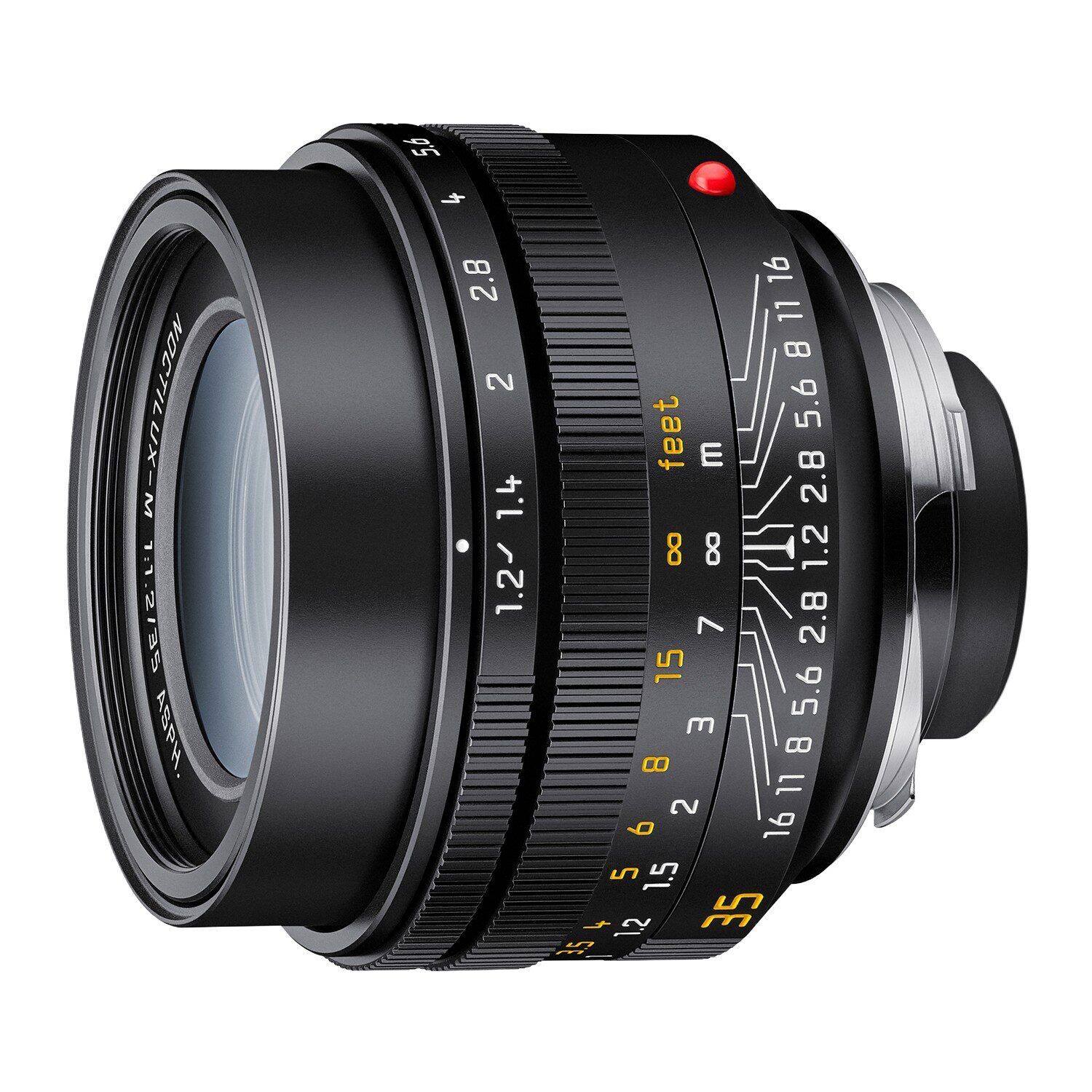 Leica Noctilux-M 35mm f/1.2 ASPH M-mount objectief Zwart