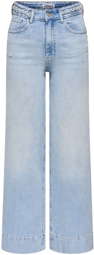 ONLY - ONLJUICY SOFT HW BRAID WIDE DNM Jeans Light Blue Denim W30 x L30