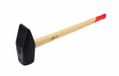 AWTOOLS Black Line Marteau de forgeron - 10kg - Manche en bois - Acier au carbone