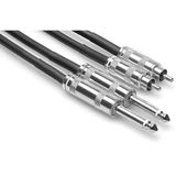 Hosa CPR420 Pro Dual kabel (6,3 mm TS-jack 6 m)