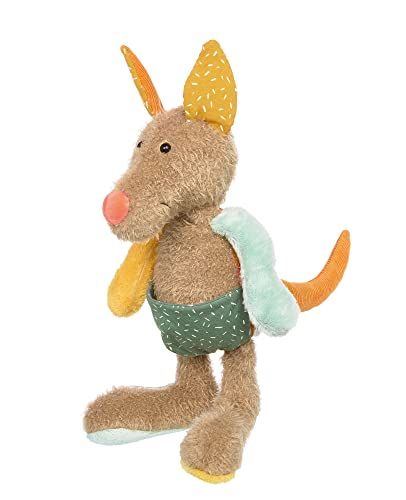 Sigikid Knuffel Kangoeroe Swetty Yellow - Bruin/Multikleurig