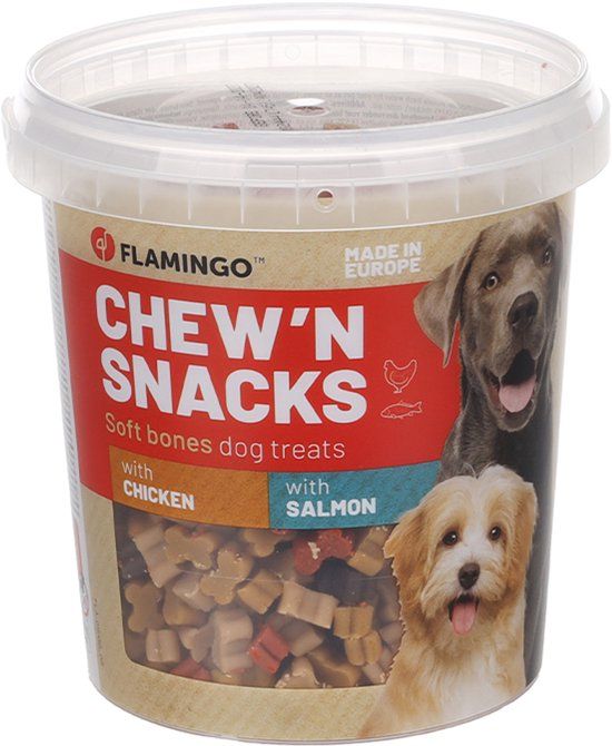 Flamingo Chew'n Snack Mini Bones Mix 500 GR