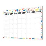 Pedrita Parker A4 Maandplanner Tijdloze Maandplanner met 52 Vellen Motief Heblate Bonito