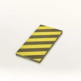 Mottez A120S schuimrubberen bescherming, 50 x 25 cm, grijs en geel
