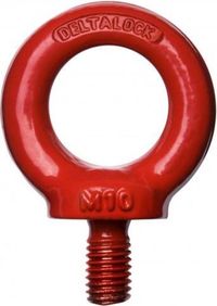 Delta Oogbout M6 x 13 mm Staal Rood