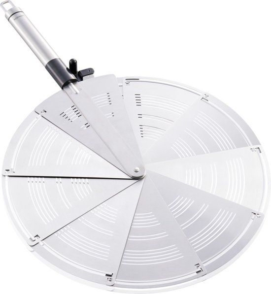 Leifheit Proline Anti-Spat Deksel - RVS - 28 cm - Vaatwasserbestendig