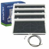 Alapure 4x Koolstoffilter voor Constructa 00461422 / 461422