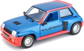 Bburago Renault 5 TURBO 1982 1:24 blauw/rood