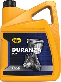 Kroon-Oil Duranza ECO 5W-20 5L - Volsynthetische Motorolie