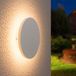 HOFTRONIC Casper LED Wandlamp Wit - 3000K warm wit - 6 Watt - Rond - IP54