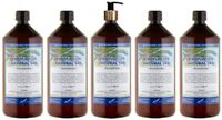 Claudius Cosmetics B.V. Bodylotion Natural Spa 1 Liter - met gouden pomp - set van 5 stuks - Voordeelverpakking