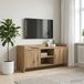 Prolenta Maison Exclusive Meuble TV exclusif - Dimensions : 102 x 33 x 47 cm - Matériau : panneau de particules imitation chêne artisanal