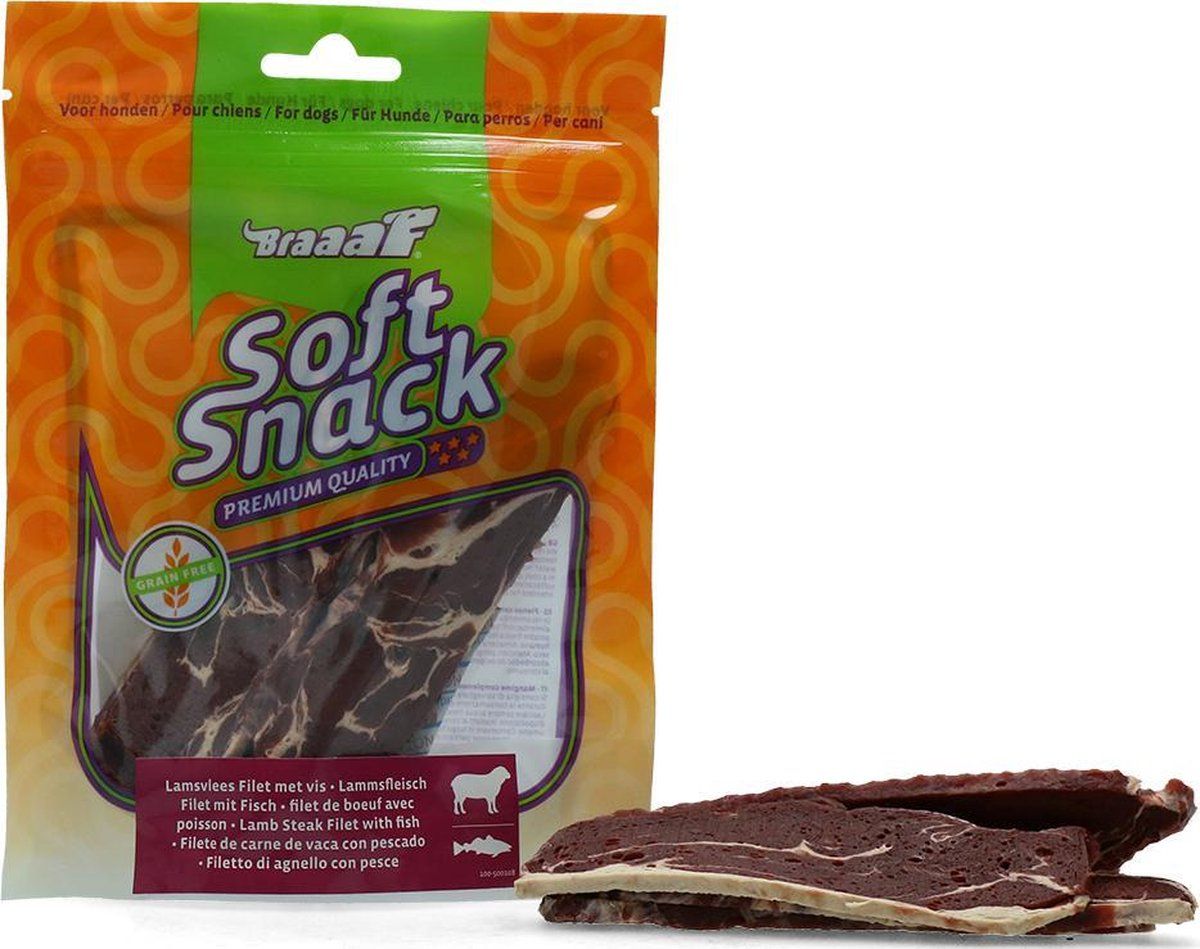 Braaaf Lamb Steak Filet with fish 12 cm