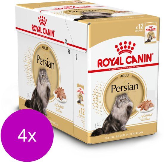 Royal Canin Fbn Persian Adult Pouch - Kattenvoer - 4 x 12x85 g