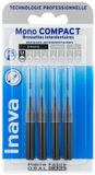 Inava Mono Compact 4 Tandenborstels Zwart