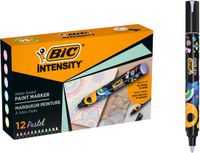 BIC Intensity Paint Markers Pastel - 12 Stuks
