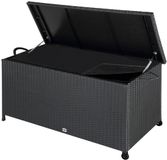 Casaria Opbergkist – Weerbestendig 117x53x60cm 270L - Zwart