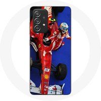 Maniacase Etui voor Samsung Galaxy A52 Formule 1 Fernando Alonso F1 Racing Driver Red