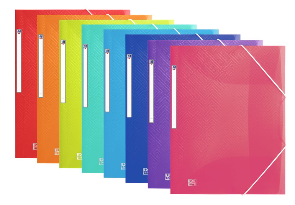 Oxford Urban A4+ File Folder - Polypropylene - Assorted Colors - 150 Sheet Capacity