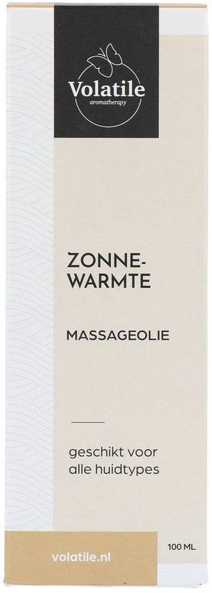 Volatile Massageolie zonnewarmte glas met pomp 100 Milliliter