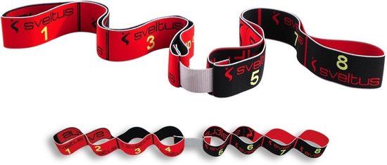 Sveltus Elastiband 3-intensiteiten 95 Cm Rood