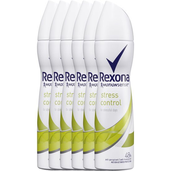 Rexona Women Stress Control - 150 ml - Deodorant Spray - 6 stuks - Voordeelverpakking