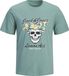 JACK&JONES JJKING TEE SS CREW NECK T-shirt Homme L Mineral Blue Coton