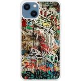 Apple iPhone 13 Graffiti 1 Verstevigd hoesje met sublimatie bedrukking