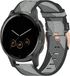 By Qubix Qubix - Canvas nylon bandje - Grijs - Geschikt voor Huawei Watch GT 4 / GT 5 (41mm) & GT 5 Pro (42mm)
