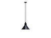 DCW Suspension Lampe Gras 322 L, conique, noir