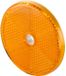 HELLA Reflector, right, yellow, horizontal mounting, suitable for various vehicles.