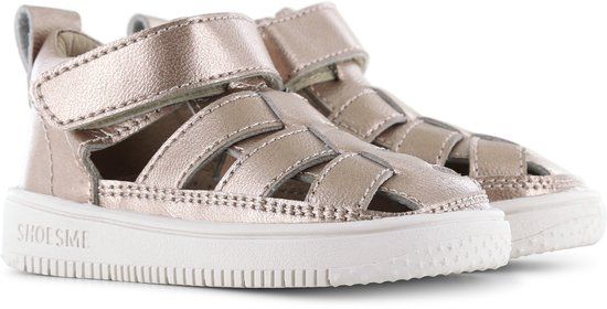 Shoesme Roségouden Sandaaltje - Sandalen Kind - Meisjes - Rose Gold - Microleer - Maat 24