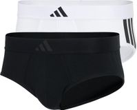 Adidas Sportswear - Active Flex Cotton 3 Stripes - Slips - Heren Onderbroek - Zwart / Wit
