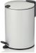 Kela Mats Pedaalemmer 3 Liter - Wit - Metaal