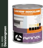 Afinol Hoogglans Lakverf Dennengroen (RAL 6009) 750 ml