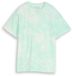 Tom Tailor - Oversized tie-dye T-shirt - Maat 128 - turquoise white tie dye design