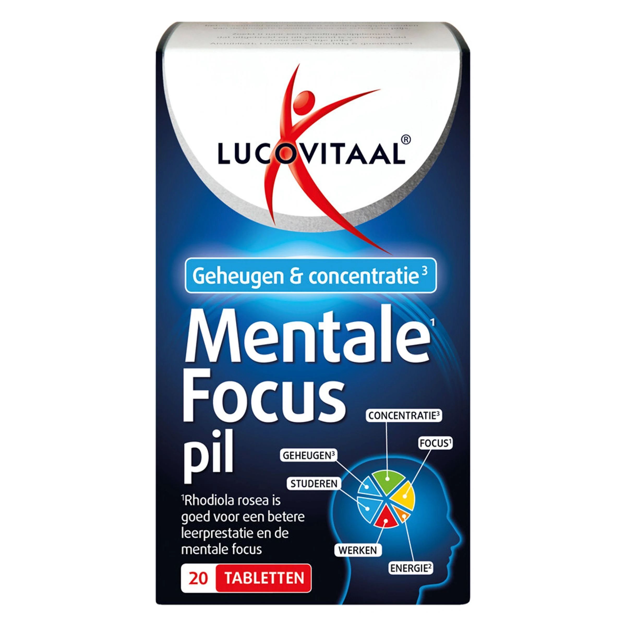Lucovitaal Mentale Focus Pil Tabletten