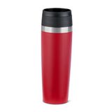 Emsa Travel Mug Classic 0,5 liter, poedercoating, roestvrij staal N2023750 | Nieuwe comfort-schroefsluiting, 6 uur warm en 12 uur koud, 100% dicht, 360° drinkopening