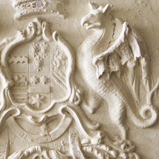 LOBERON Wandtablet Bédeille antiekwit