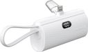 F-Energy Powerbank F-Energy Power Plug F5K3, 5000 mAh, PD 20W, compatibel met iPhone, blanc