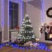 VidaXL Lichtslinger compact met 2000 led's blauw 45 m pvc