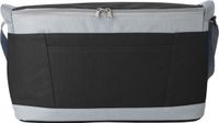 Merkloos Grote koeltas zwart/grijs 39 cm - 18 liter