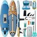Planche de SUP - Planche de paddle gonflable avec siège - 320 cm - Capacité de charge 200 kg - Pour 2 personnes