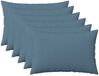 vidaXL Kussensloop HEERLEN Jeans Blauw 40 x 60 cm Stof 6 st