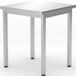 Hendi Budget Line Plan de travail - Acier inoxydable - 600 x 600 mm