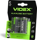 VIDEX LR14/C piles alcalines, 2 pièces, emballage blister